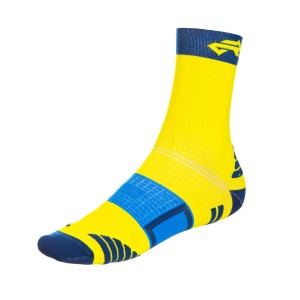 SKARPETKI SPORTOWE STRIPES 3D ŻÓŁTE/NIEBIESKIE